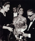 Callas con Onassis